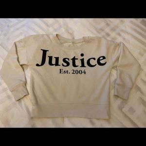 Girls’ JUSTICE Sweatshirt. Size 8